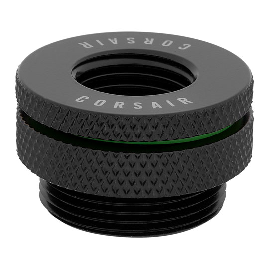 Corsair Hydro X XF Black Brass G1/4" Fill Port Adapter with Plug