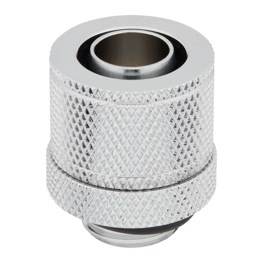 Corsair Hydro X XF Chrome Brass 10/13mm G1/4" Softline Compression Fittings - Four Pa
