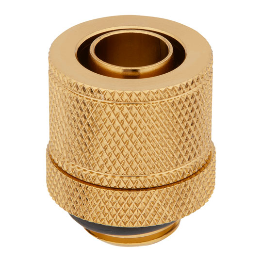 Corsair Hydro X XF Gold Brass 10/13mm G1/4" Softline Compression Fittings - Four Pack