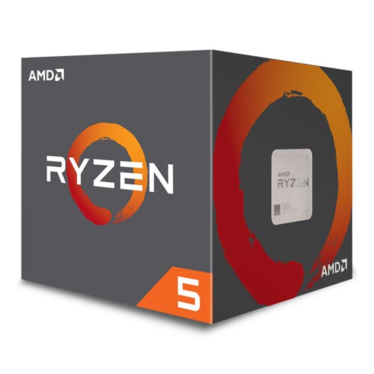 AMD Ryzen 5 2600 Gen2 6 Core AM4 CPU/Processor with Wraith Stealth Cooler : image 1