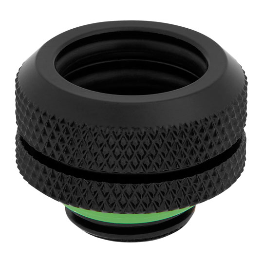 Corsair Hydro X XF Black Brass 14mm G1/4" Hardline Compression Fittings - Four Pack