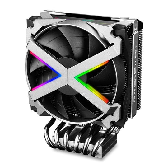 DEEPCOOL Fryzen Threadripper Ready Cooler, 1x 120mm RGB Fan, Single Tower, Aluminium Fins, 6x Heatpi : image 1
