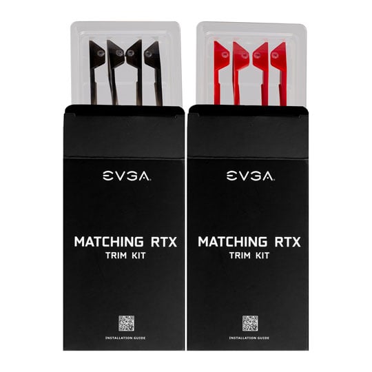 EVGA GeForce RTX 2070/2080 Ti Official Red/Black Dual Fan Trim Kit Accessory
