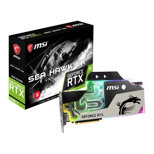 Refurbished - MSI NVIDIA GeForce RTX 2080 Ti 11GB SEA HAWK EK X 