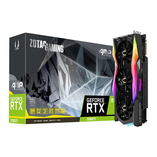 Zotac NVIDIA GeForce RTX 2080 Ti 11GB AMP Extreme Turing Graphics Card : image 1