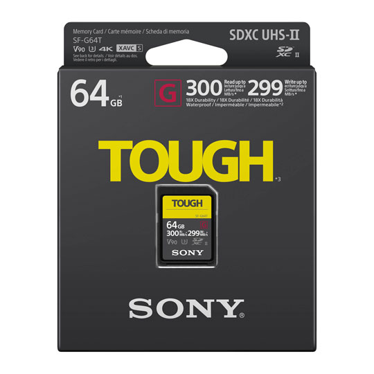 Sony Tough SD Card 64G SDXC UHS-II Card : image 2