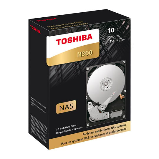 Toshiba N300 10TB NAS 3.5" SATA HDD/Hard Drive 7200rpm : image 3