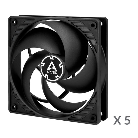 Arctic P12 Static Pressure 120 mm Fans (5 Pack) : image 2