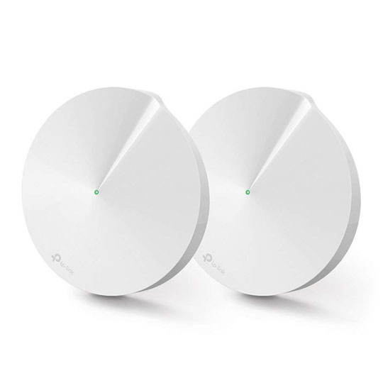 TP-Link Deco M9 Plus Mesh Tri-Band AC2200 Smart Home Hub WiFi System Dual Pack : image 1
