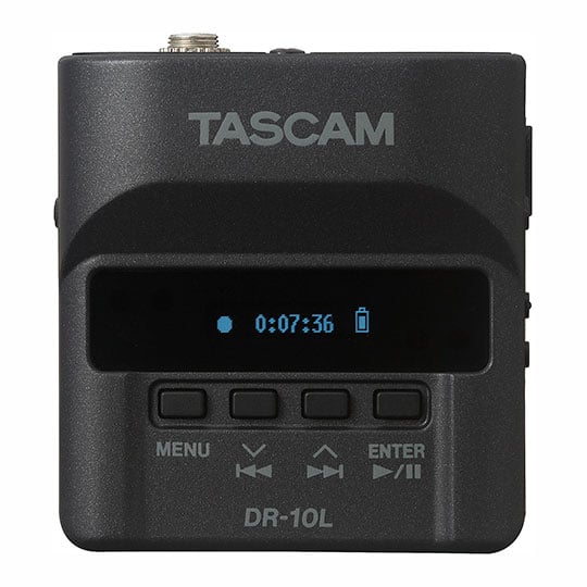 Tascam DR-10L Digital Audio Recorder With Lavalier Microphone