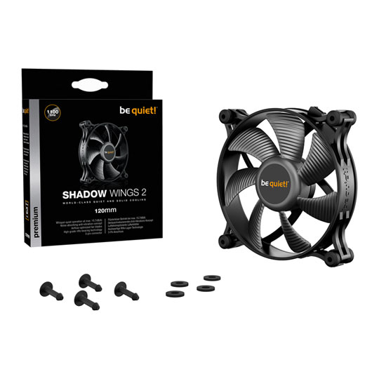 be quiet! Shadow Wings 2 120mm Silent Case Fan : image 1