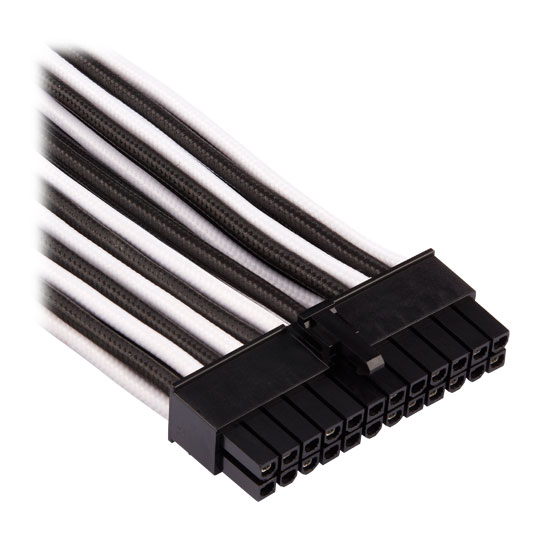 Corsair Type 4 Gen 4 PSU White/Black Sleeved Cable Starter Kit