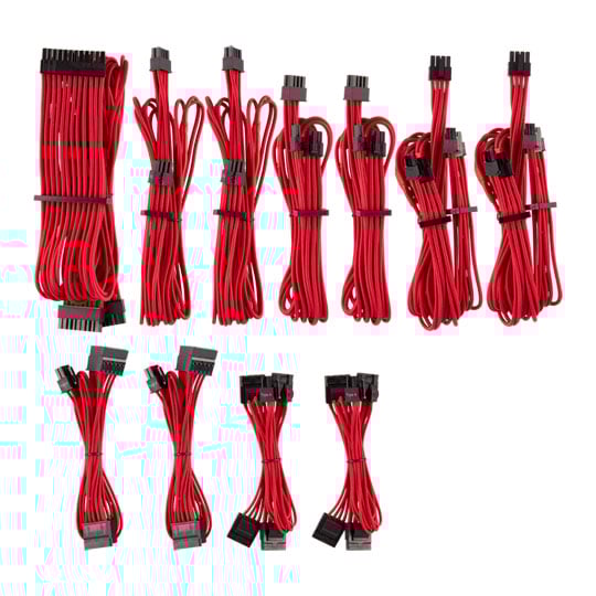 Corsair Type 4 Gen 4 PSU Red Sleeved Cable Pro Kit