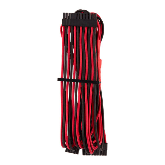 Corsair Type 4 Gen 4 PSU Red/Black Sleeved 24pin ATX Power Cable