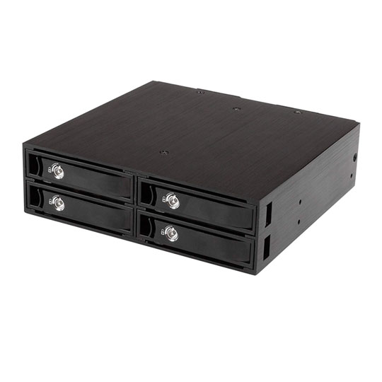 Startech Mobile Rack StarTech.com 4 Bay Mobile Rack Backplane LN95765 - SATSASBP425 | SCAN UK