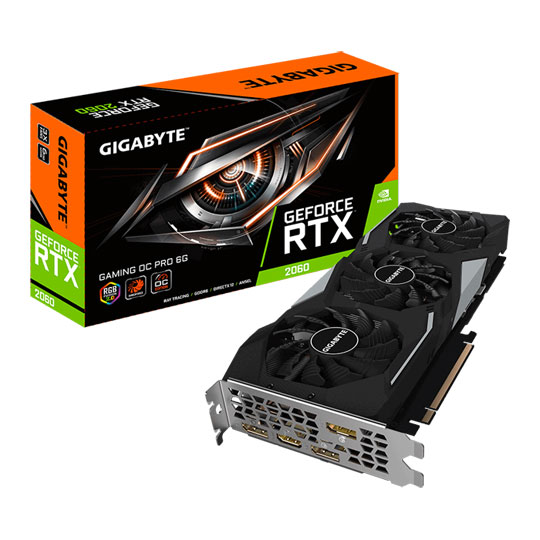 Gigabyte NVIDIA GeForce RTX 2060 6GB GAMING OC PRO Turing Graphics Card : image 1