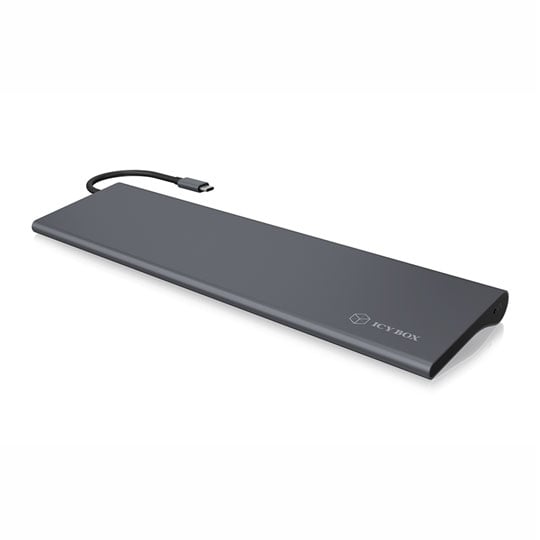 ICY BOX USB Type-C 11 in 1 Notebook/PC/MAC Docking Station 100W PD PC/MAC Black : image 3