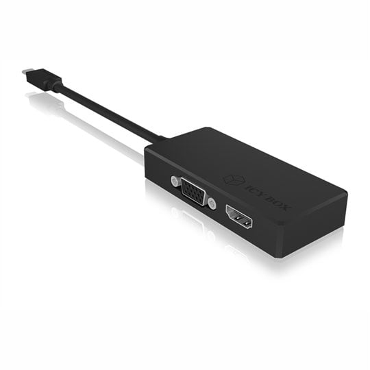 ICY BOX IB-DK2103-C USB Type-C™ 2-in-1 Video Adapter