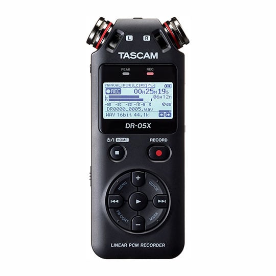 Tascam - DR-05X Stereo Handheld Audio Recorder & USB Audio Interface