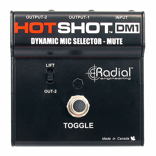 Radial HotShot DM1 Microphone Switcher