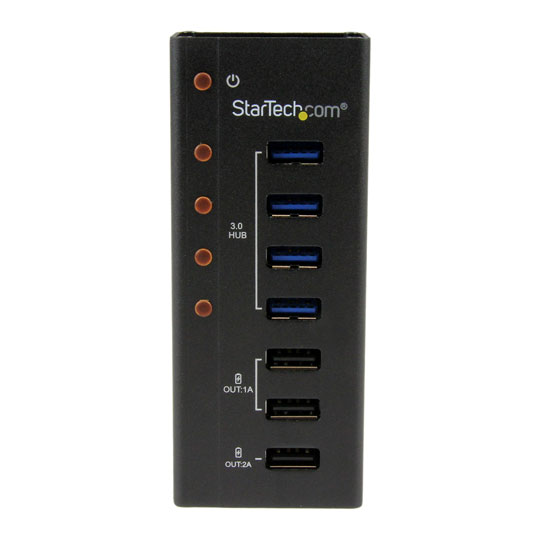 StarTech.com 4-Port USB 3.0 Hub with Charging Ports