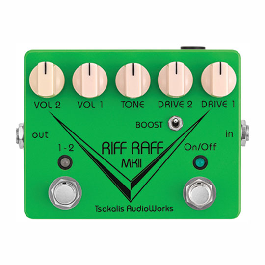 Tsakalis Audio Works Riff Raff MKII Dual Overdrive