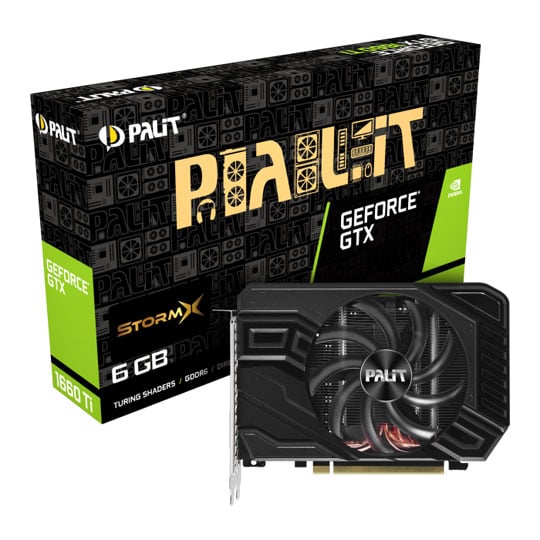 Palit NVIDIA GeForce GTX 1660 Ti 6GB StormX Turing Graphics Card : image 1