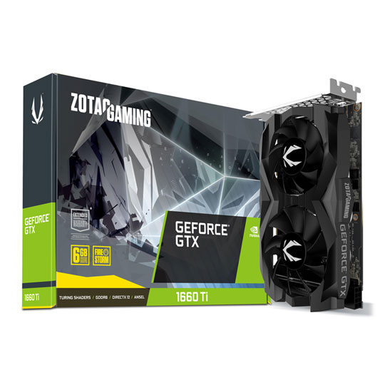 Zotac NVIDIA GeForce GTX 1660 Ti 6GB Twin Fan Turing Graphics Card : image 1