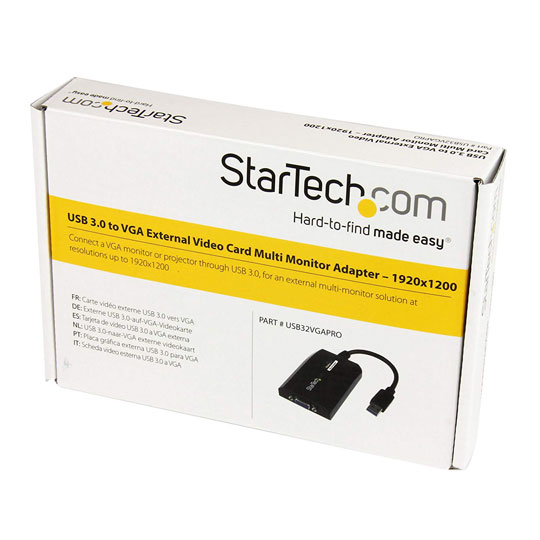 Video Card Adapter Computer StarTech.com USB 3.0 to VGA External Video Card Adapter MST Hub LN96601 ...