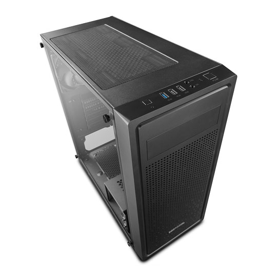 DEEPCOOL E-SHIELD Tempered Glass Midi PC Gaming Case : image 3
