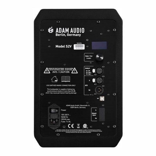 (Ex-Display) ADAM Audio S2V Nearfield Monitor : image 4
