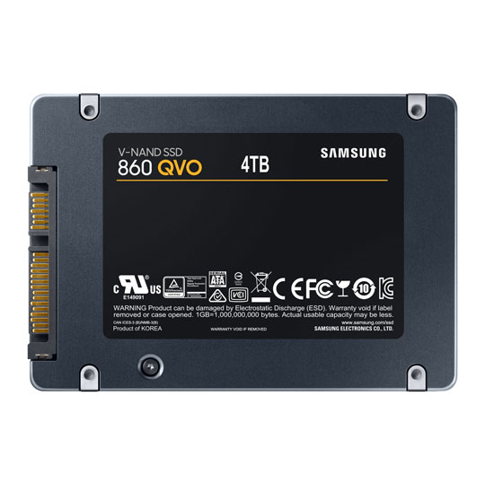 Samsung 860 QVO 4TB 2.5” SATA SSD/Solid State Drive LN96704 - MZ