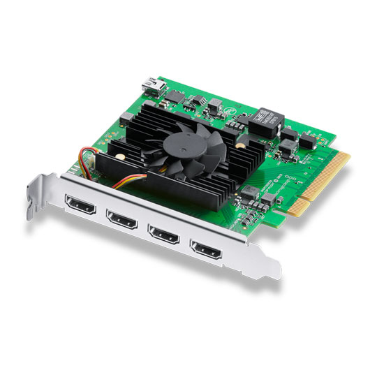 Blackmagic Design DeckLink Quad HDMI PCIe Capture Card