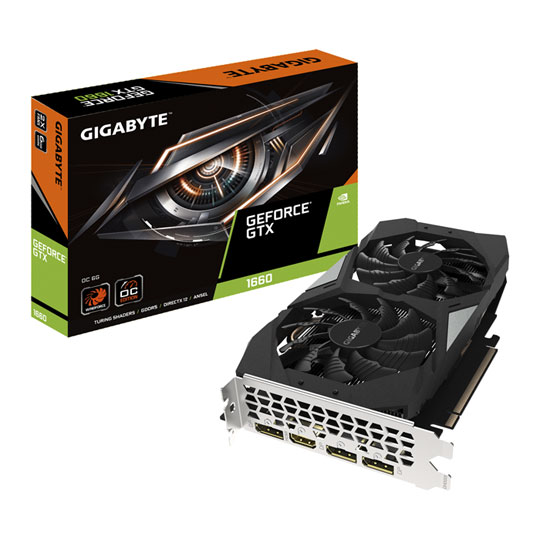 Gigabyte NVIDIA GeForce GTX 1660 6GB OC Turing Graphics Card : image 1