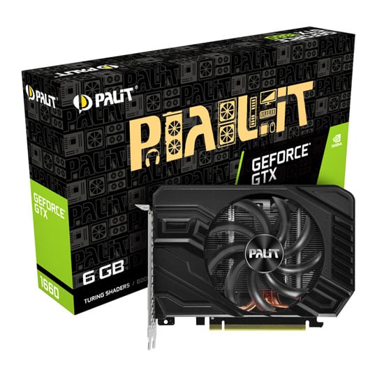 Palit NVIDIA GeForce GTX 1660 6GB StormX Turing Graphics Card : image 1