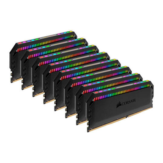 Corsair Dominator Platinum RGB 128GB 3200 MHz DDR4 Quad Channel