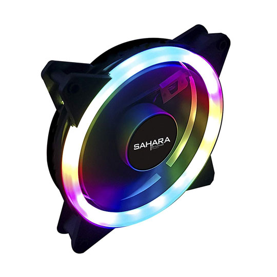 SaharaGaming Pirate Single Ring 6-pin ARGB 12cm Fan : image 1