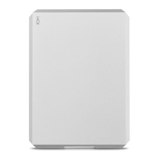 LaCie Mobile 2TB External Portable USB-C/A Gen 1 Hard Drive/HDD Aluminum - Silver : image 4