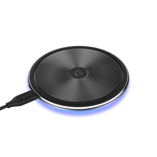 Adam Elements Omnia Qi3 Rapid Wireless Type-C Charging Pad 10W For Smartphones/Tablets