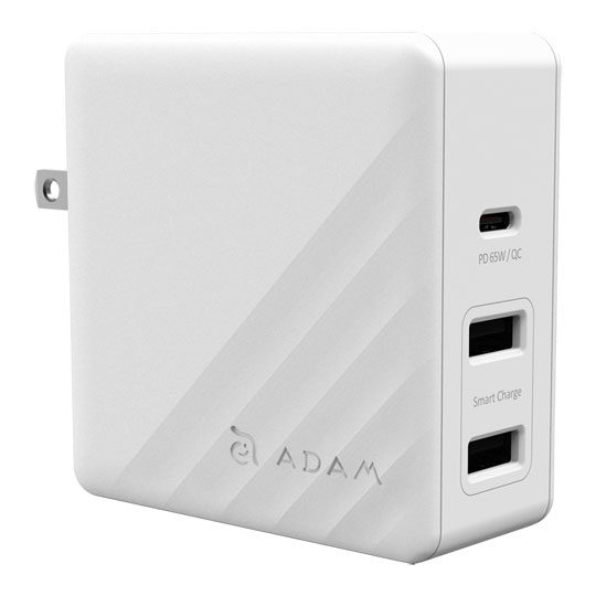 Adam Elements Omnia 74W P7 Ultra Fast Wall Charger White : image 1
