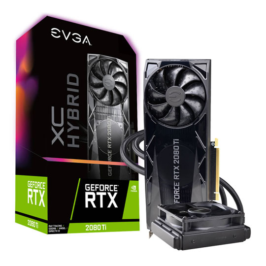 EVGA NVIDIA GeForce RTX 2080 Ti 11GB XC HYBRID GAMING Turing Graphics Card : image 1