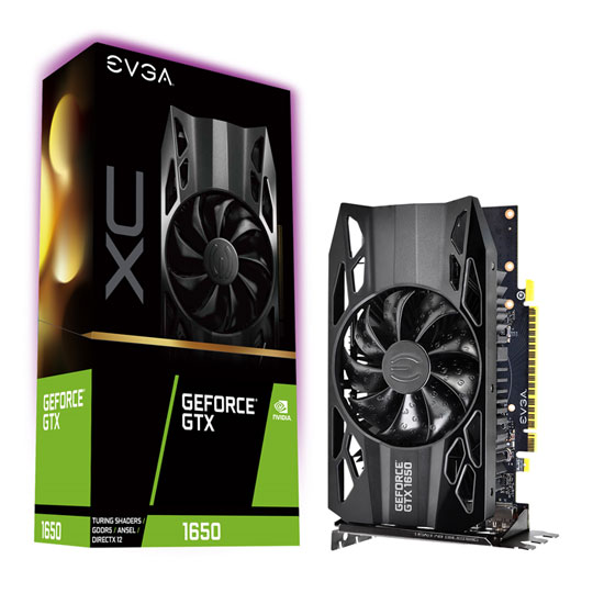 EVGA NVIDIA GeForce GTX 1650 4GB XC GAMING Turing Graphics Card : image 1