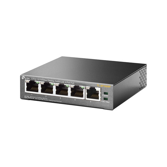 TPLINK 5-Port Desktop Switch with 4-Port PoE : image 1