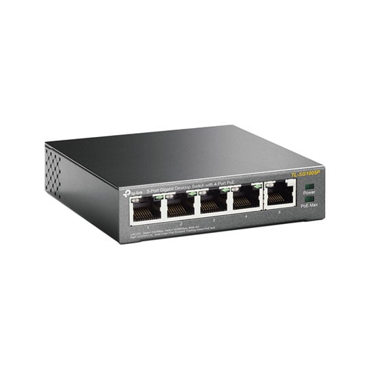 TP-LINK 5-Port Gigabit Desktop Switch with 4-Port PoE : image 3