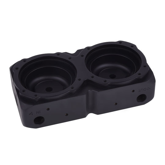 Alphacool Eisdecke D5 Dual Brass Top Black