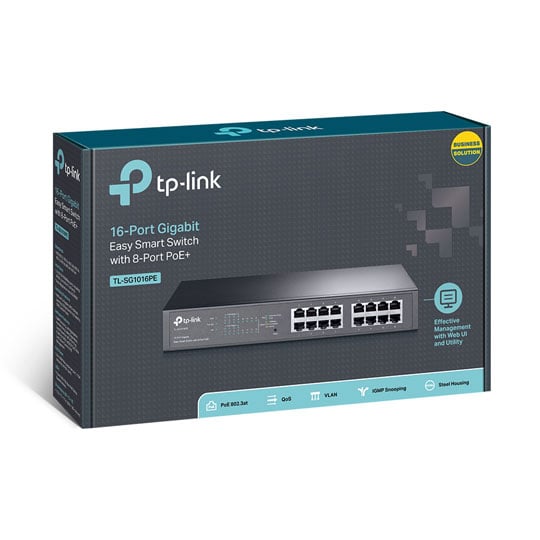 TP-LINK 16-Port Gigabit Easy Smart Gigabit PoE+ Switch 110W : image 4