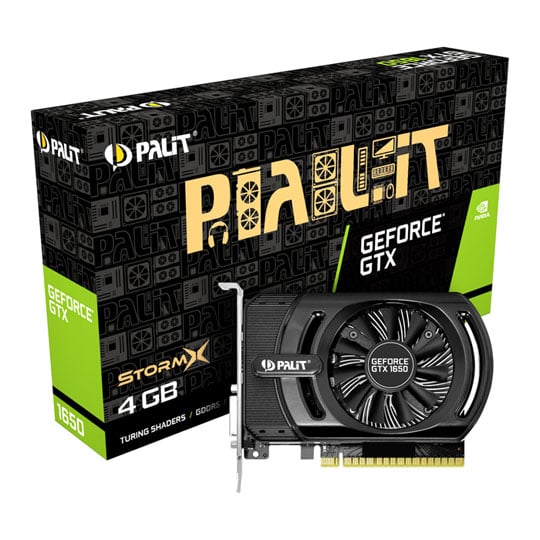 Palit NVIDIA GeForce GTX 1650 4GB StormX Turing Graphics Card : image 1