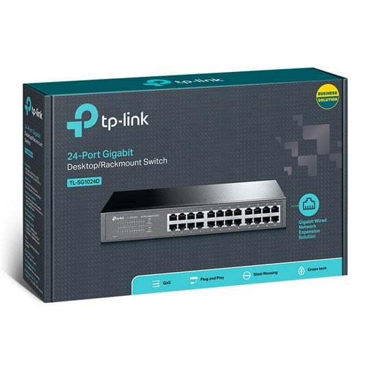 TP-LINK TL-SG1024D 24-Port Gigabit Desktop/Rackmount Switch : image 4