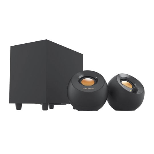 Creative Pebble Plus 2.1 Compact Speakers with Subwoofer Black