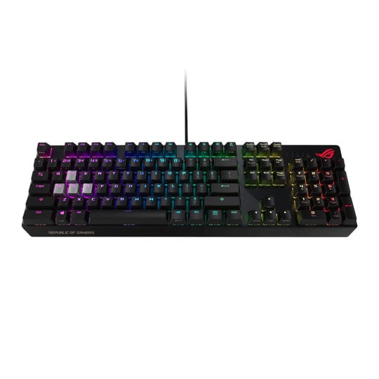 ASUS ROG STRIX SCOPE AURA RGB Cherry MX Red Mechanical FPS Gaming Keyboard